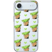 Прозорий чохол BoxFace Apple iPhone 17 Air Pattern Baby Yoda
