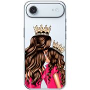 Прозорий чохол BoxFace Apple iPhone 17 Air Queen and Princess