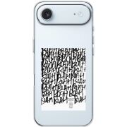 Прозорий чохол BoxFace Apple iPhone 17 Air Blah Blah