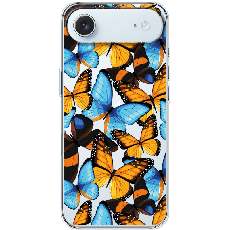 Прозорий чохол BoxFace Apple iPhone 17 Air Butterfly Morpho