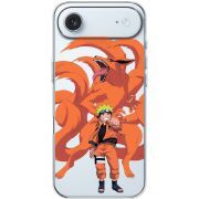 Прозорий чохол BoxFace Apple iPhone 17 Air Naruto and Kurama