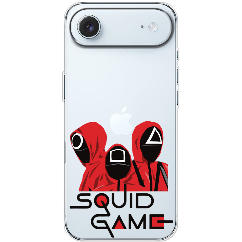 Прозорий чохол BoxFace Apple iPhone 17 Air siquid game люди в красном