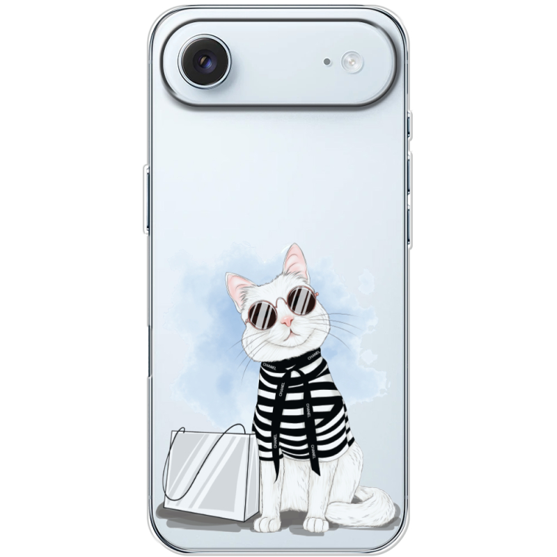 Прозорий чохол BoxFace Apple iPhone 17 Air Cat Style