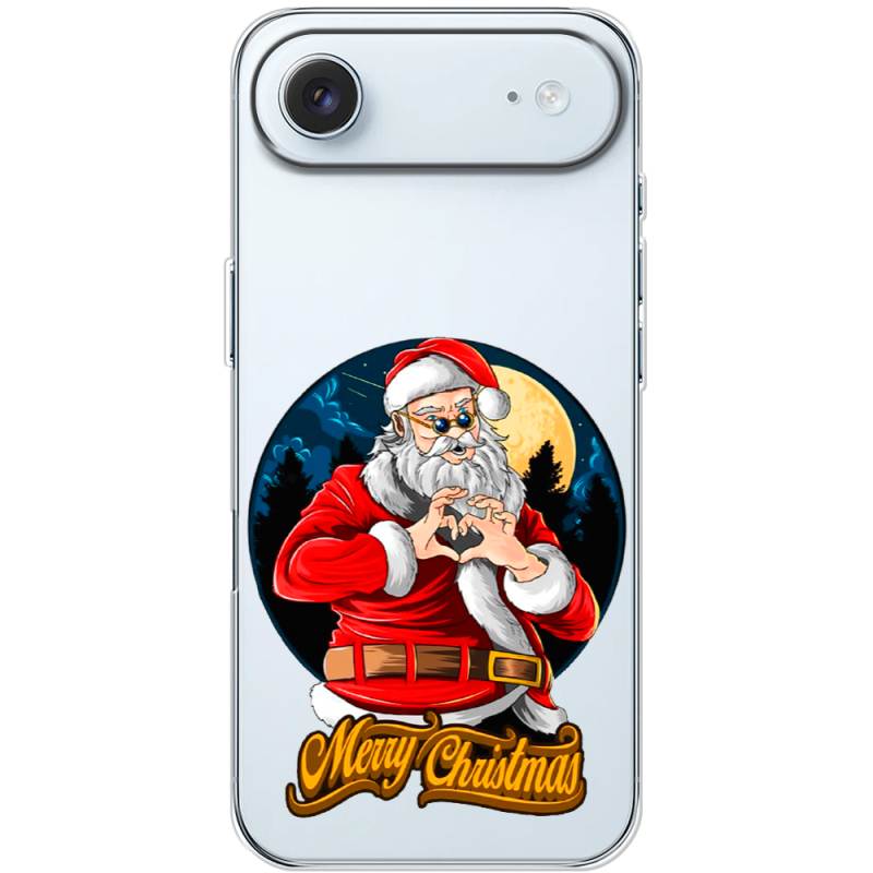 Прозорий чохол BoxFace Apple iPhone 17 Air Cool Santa