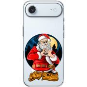 Прозорий чохол BoxFace Apple iPhone 17 Air Cool Santa