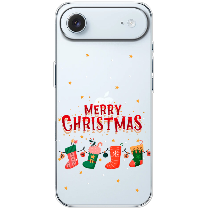 Прозорий чохол BoxFace Apple iPhone 17 Air Merry Christmas