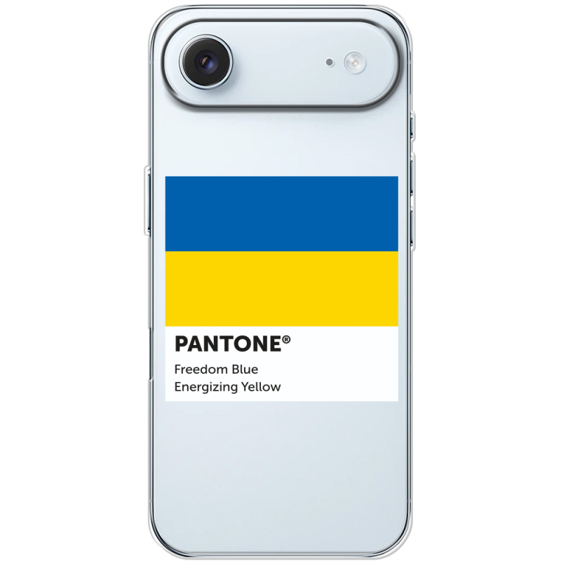 Прозорий чохол BoxFace Apple iPhone 17 Air Pantone вільний синій