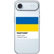 Прозорий чохол BoxFace Apple iPhone 17 Air Pantone вільний синій