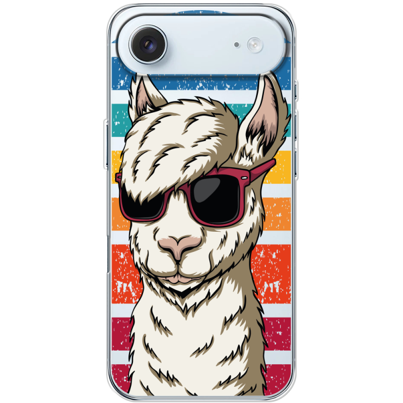 Прозорий чохол BoxFace Apple iPhone 17 Air Стильна Лама