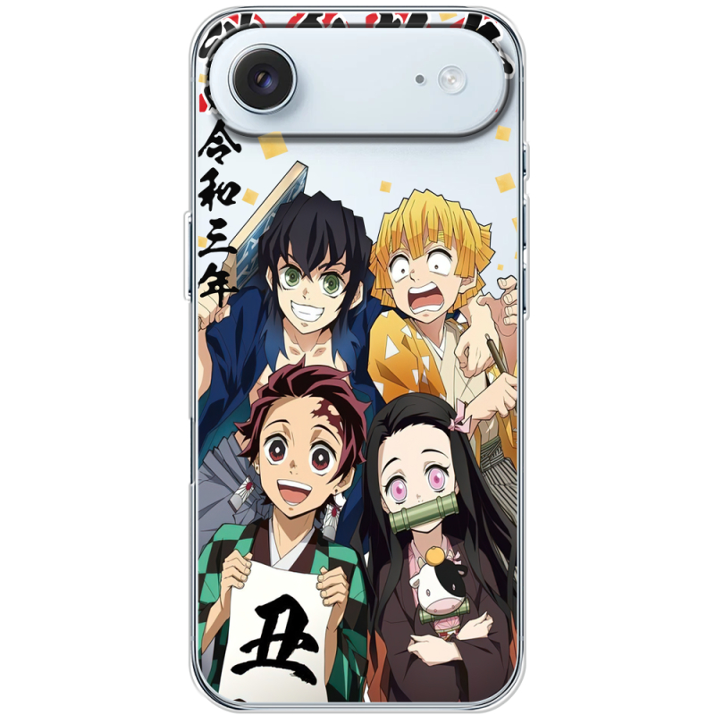 Прозорий чохол BoxFace Apple iPhone 17 Air Незуко та друзі