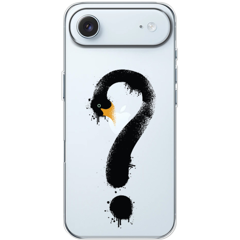 Прозорий чохол BoxFace Apple iPhone 17 Air Swan question