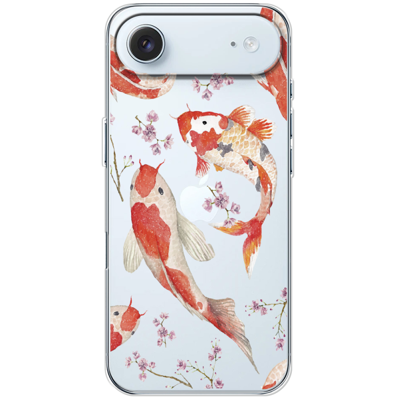 Прозорий чохол BoxFace Apple iPhone 17 Air Japanese Koi Fish