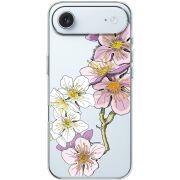 Прозорий чохол BoxFace Apple iPhone 17 Air Cherry Blossom