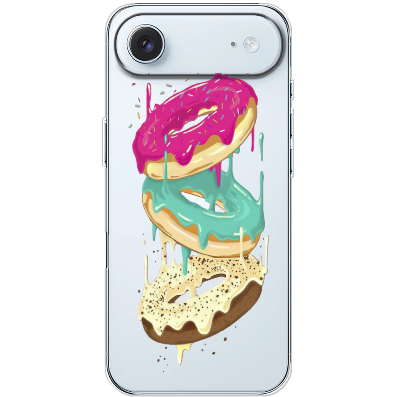 Прозорий чохол BoxFace Apple iPhone 17 Air Donuts