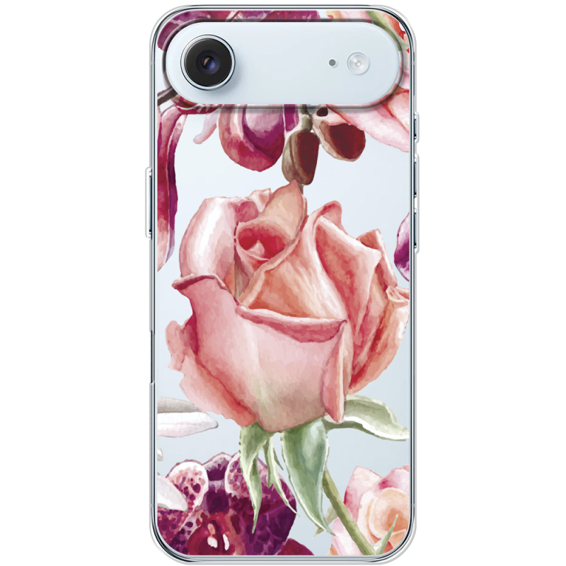 Прозорий чохол BoxFace Apple iPhone 17 Air Rose