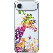 Прозорий чохол BoxFace Apple iPhone 17 Air Colorful Giraffe