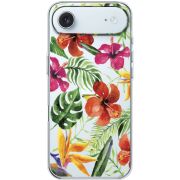 Прозорий чохол BoxFace Apple iPhone 17 Air Tropical Flowers