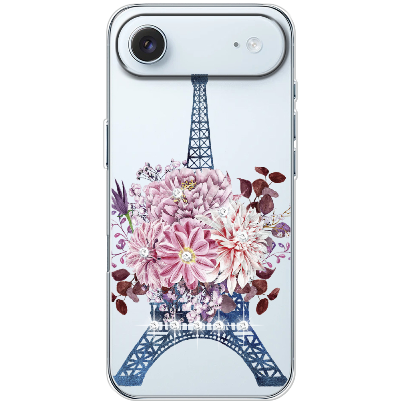 Чохол зі стразами Apple iPhone 17 Air Eiffel Tower