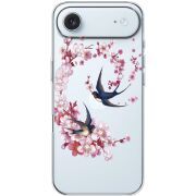 Чохол зі стразами Apple iPhone 17 Air Swallows and Bloom