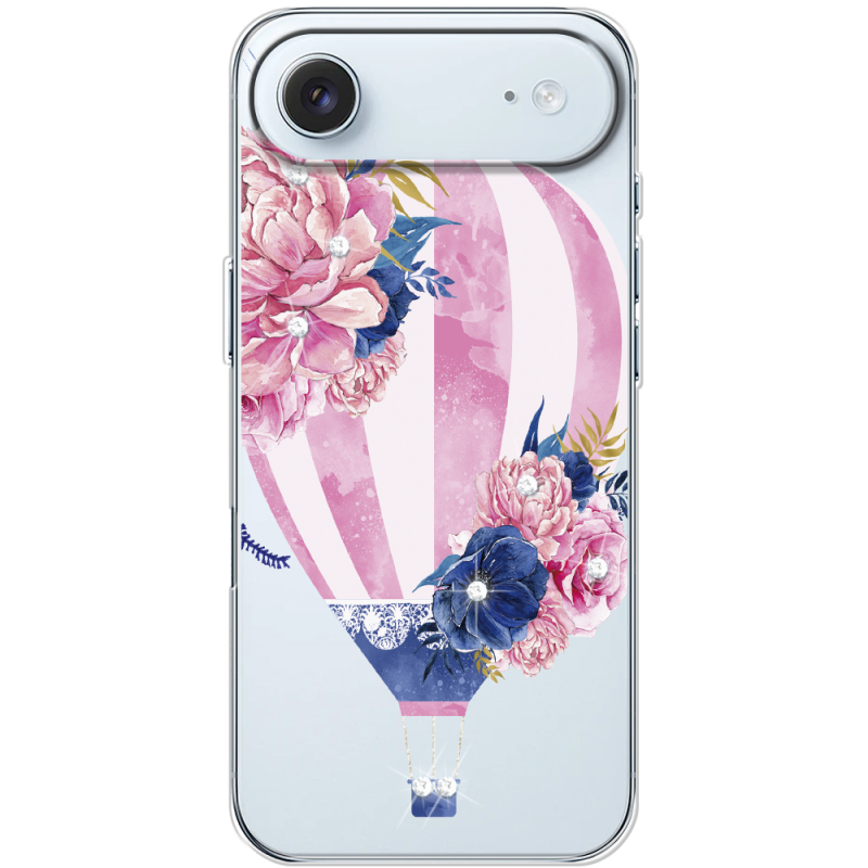 Чохол зі стразами Apple iPhone 17 Air Pink Air Baloon
