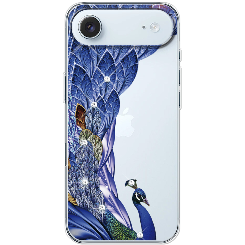 Чохол зі стразами Apple iPhone 17 Air Peafowl