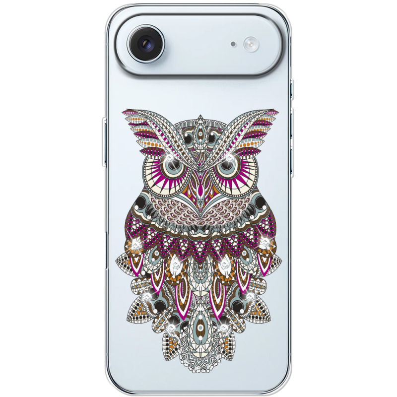 Чохол зі стразами Apple iPhone 17 Air Owl