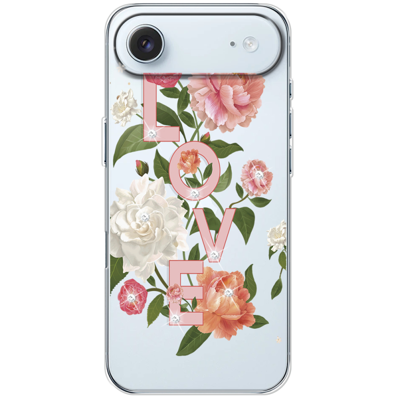 Чохол зі стразами Apple iPhone 17 Air Love