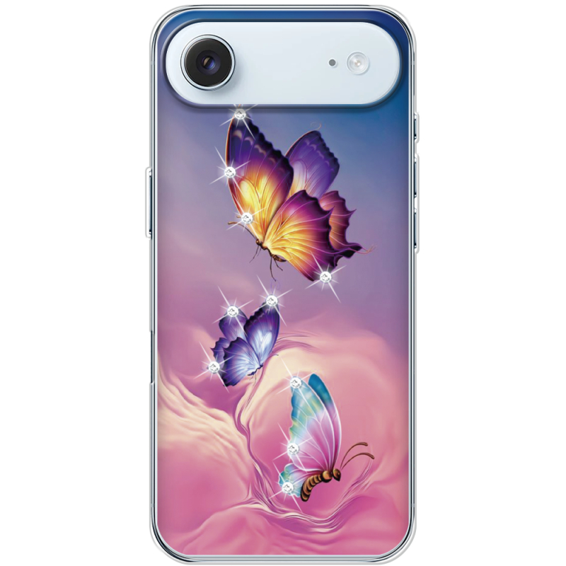 Чохол зі стразами Apple iPhone 17 Air Butterflies