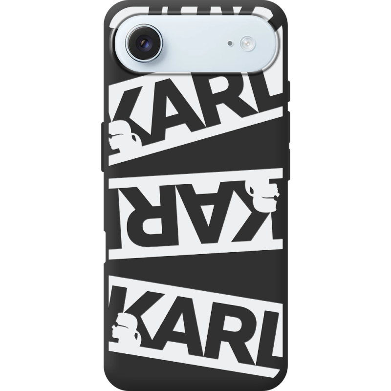 Чорний чохол BoxFace Apple iPhone 17 Air White Karl