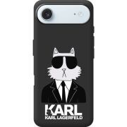 Чорний чохол BoxFace Apple iPhone 17 Air Cat in Black