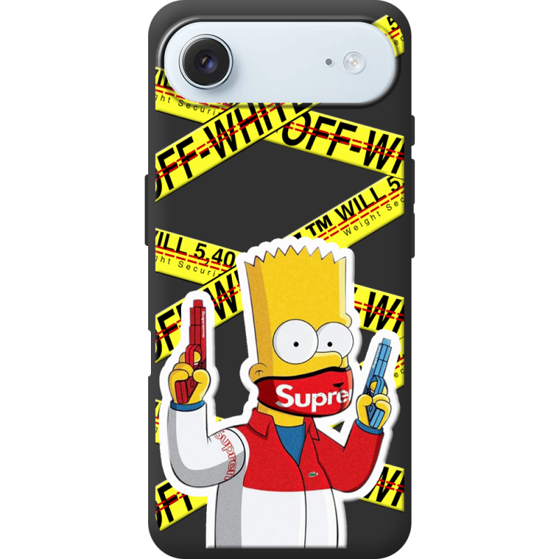 Чорний чохол BoxFace Apple iPhone 17 Air White Bart