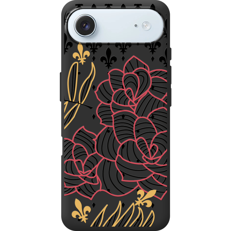 Чорний чохол BoxFace Apple iPhone 17 Air FranceFlowers