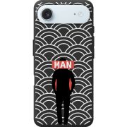 Чорний чохол BoxFace Apple iPhone 17 Air Man Pattern