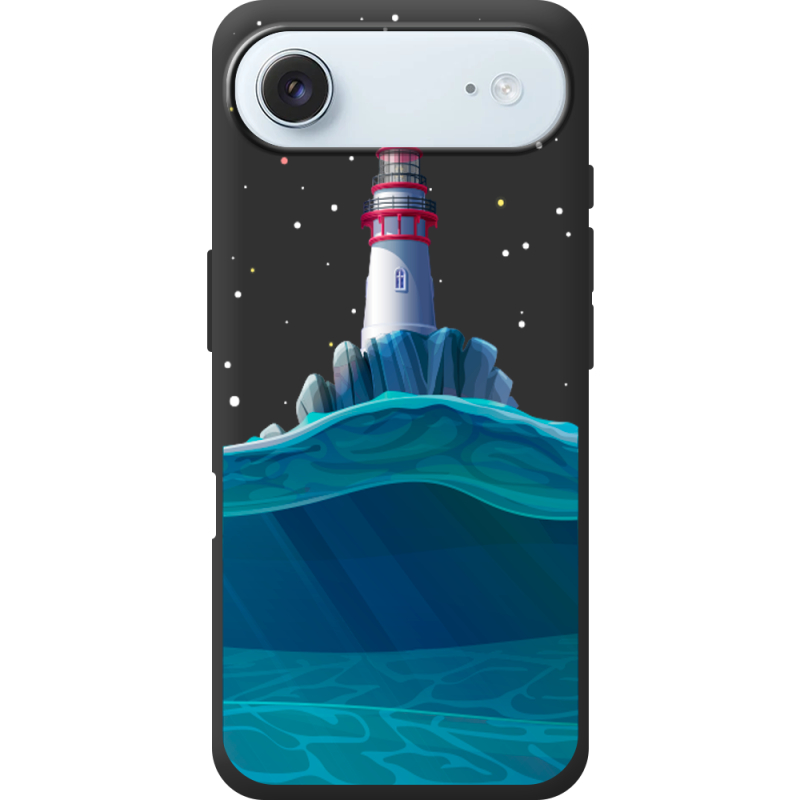 Чорний чохол BoxFace Apple iPhone 17 Air Lighthouse