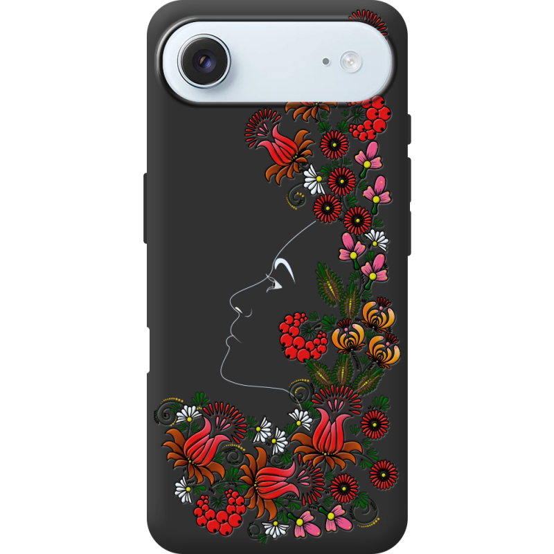 Чорний чохол BoxFace Apple iPhone 17 Air 3D Ukrainian Muse
