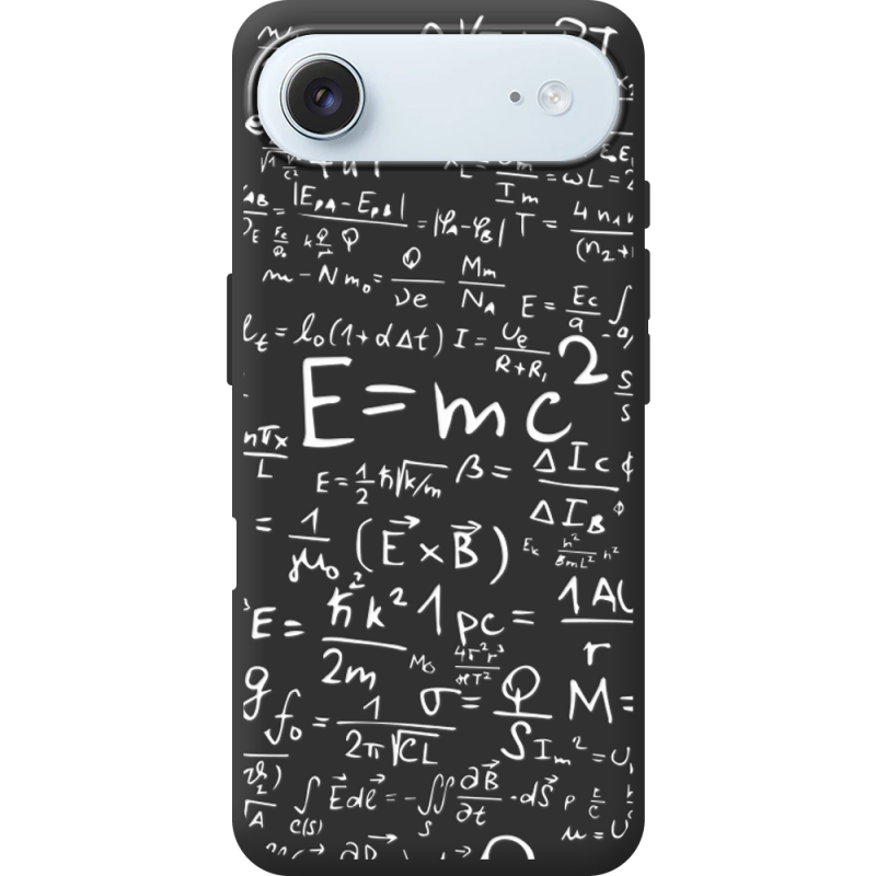 Чорний чохол BoxFace Apple iPhone 17 Air E=mc2