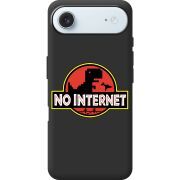 Чорний чохол BoxFace Apple iPhone 17 Air No Internet