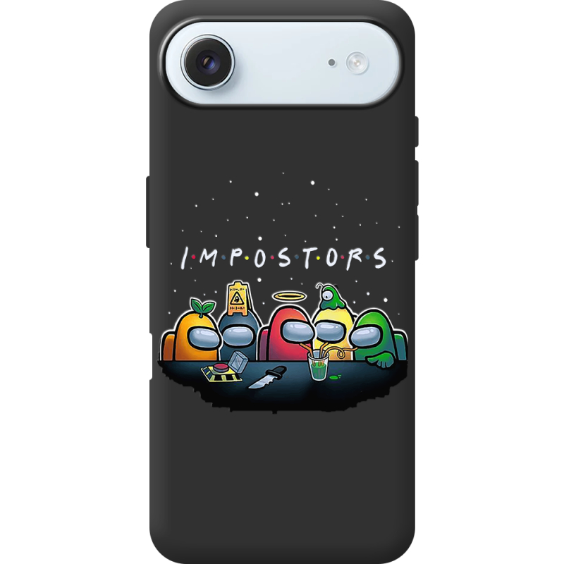 Чорний чохол BoxFace Apple iPhone 17 Air Among Us Impostors