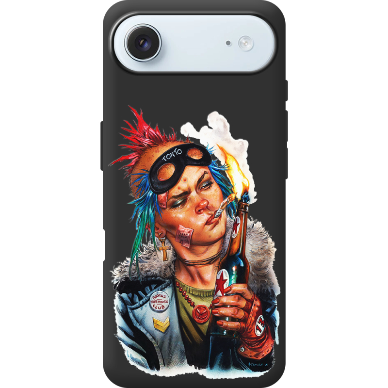 Чорний чохол BoxFace Apple iPhone 17 Air Tanker Girl