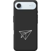 Чорний чохол BoxFace Apple iPhone 17 Air Paper Plane