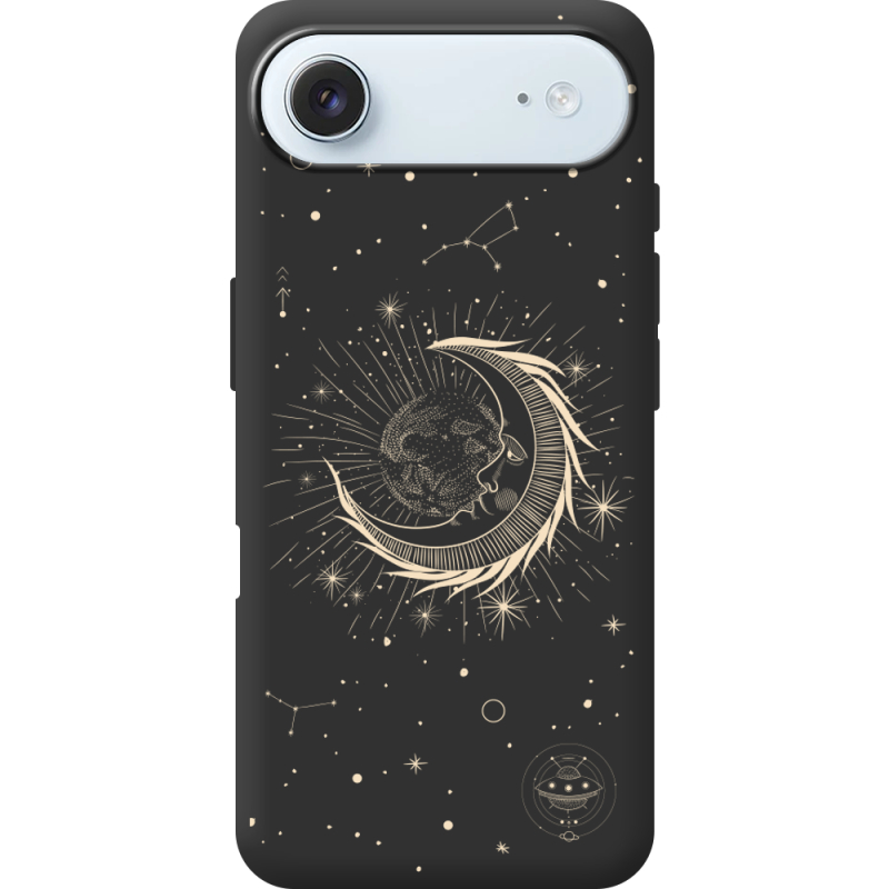 Чорний чохол BoxFace Apple iPhone 17 Air Moon