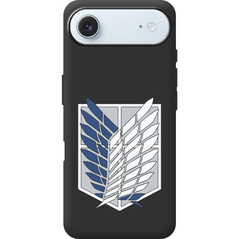 Чорний чохол BoxFace Apple iPhone 17 Air Атака Титанов Крылья Свободы
