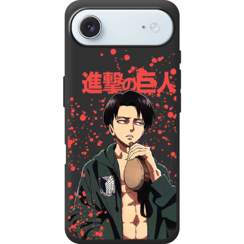 Чорний чохол BoxFace Apple iPhone 17 Air Атака Титанов Леви