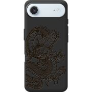Чорний чохол BoxFace Apple iPhone 17 Air Chinese Dragon