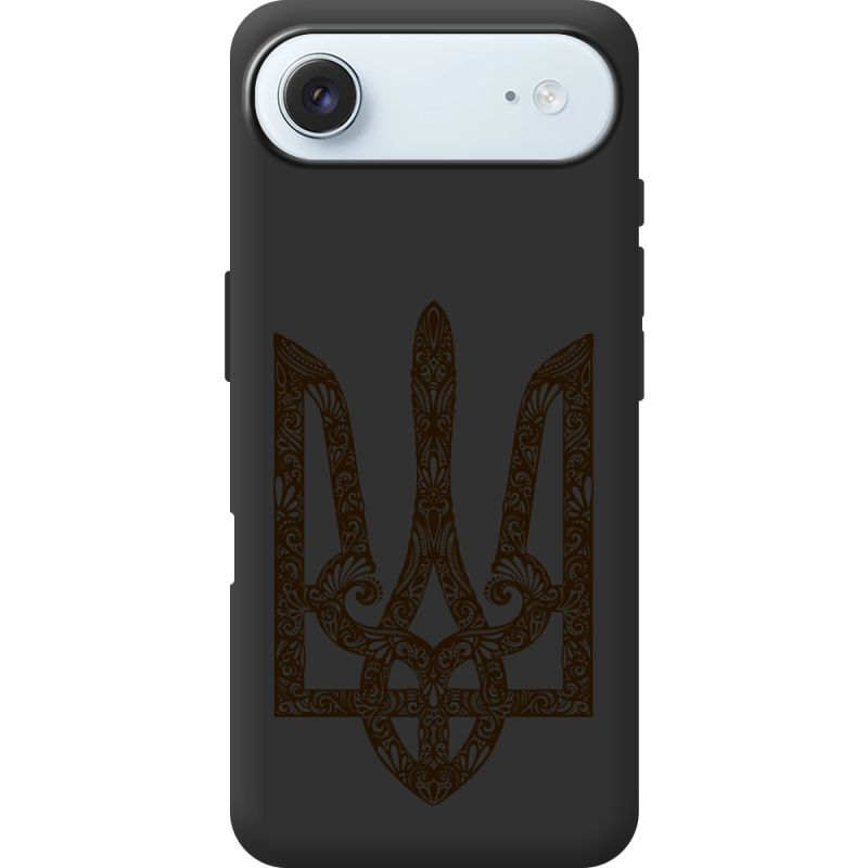 Чорний чохол BoxFace Apple iPhone 17 Air Ukrainian Trident