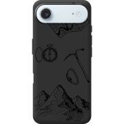 Чорний чохол BoxFace Apple iPhone 17 Air Mountains
