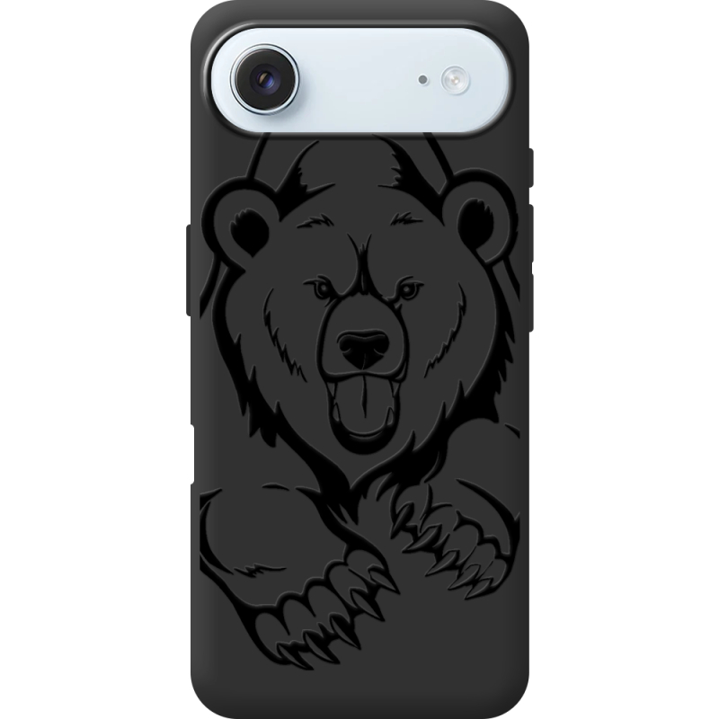 Чорний чохол BoxFace Apple iPhone 17 Air Grizzly Bear