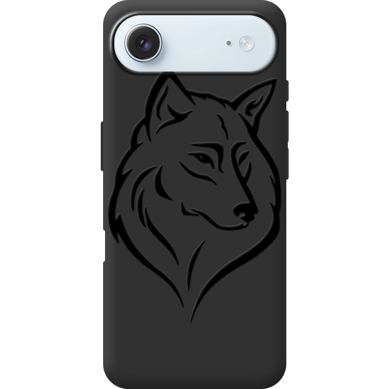Чорний чохол BoxFace Apple iPhone 17 Air Wolf