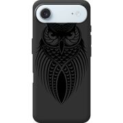 Чорний чохол BoxFace Apple iPhone 17 Air Owl