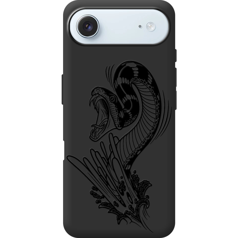 Чорний чохол BoxFace Apple iPhone 17 Air Snake